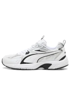 Sneakers bianche e nere stile running Puma Milenio tech