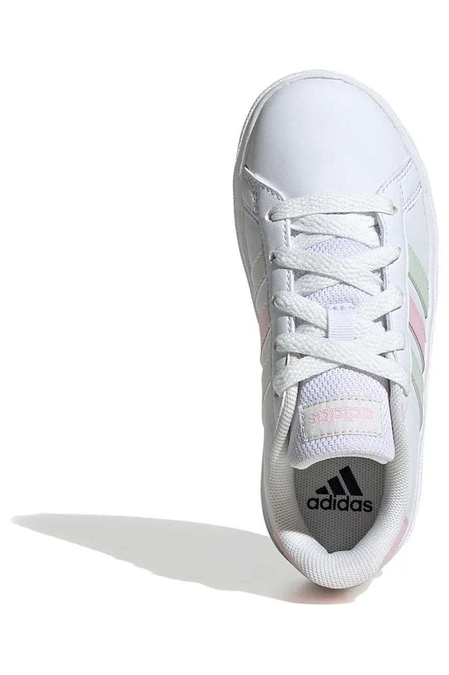 Sneakers bianche e rosa ADIDAS GRAND COURT 2.0 K