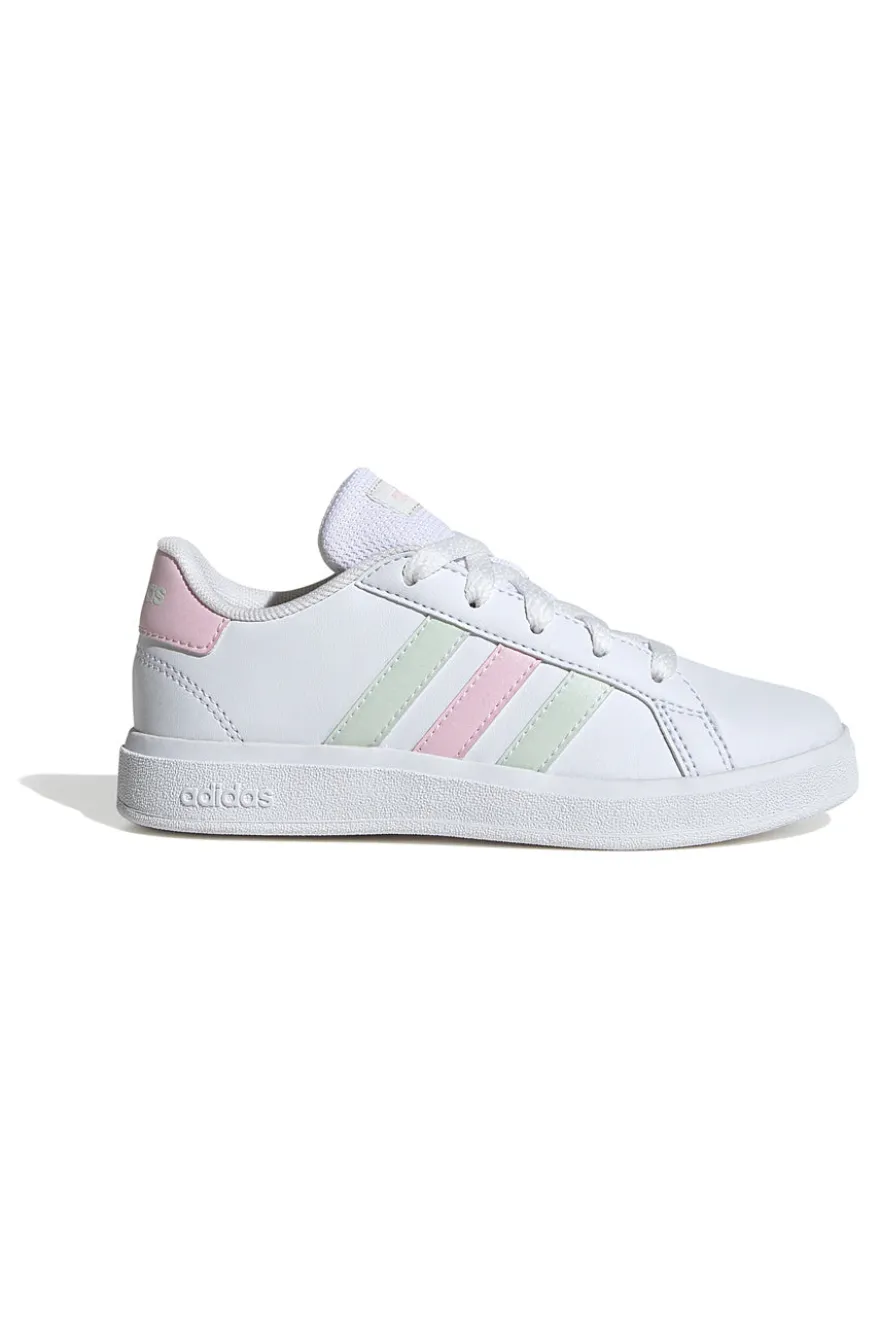 Sneakers bianche e rosa ADIDAS GRAND COURT 2.0 K