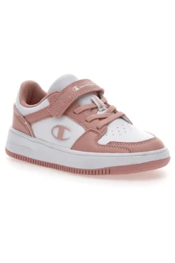 Sneakers Bianche e Rosa Champion Rebound 2 Low G Ps