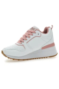 Sneakers Bianche e Rosa Con Platform Everlast Ev129