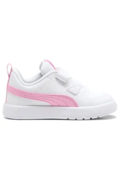 Sneakers Bianche e Rosa Con Strappi Puma Courtflex V3 V Inf