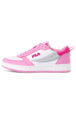 Sneakers Bianche e Rosa con tomaia traforata FILA REGA NF TEENS