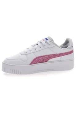 Sneakers Bianche e Rosa Puma Carina Street Deep Dive Jr