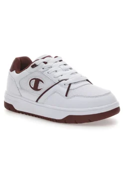 Sneakers Bianche e Rosse Con Logo Laterale Champion RD18 Lite Mesh
