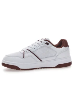 Sneakers Bianche e Rosse Con Logo Laterale Champion RD18 Lite Mesh