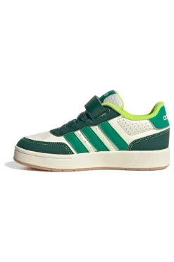 Sneakers bianche e verdi con chiusura a strappo Adidas Breakbase C