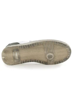 Sneakers Bianche e Verdi con Lacci Leone 44