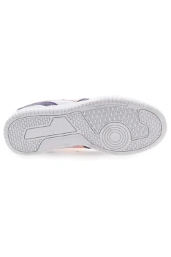 Sneakers Bianche e Viola con Logo Rosa DIADORA RAPTOR LOW SPOTTED GS