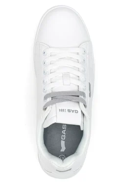 Sneakers bianche in materiale sintetico Gas 414185