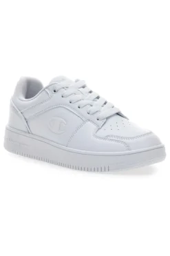 Sneakers bianche in materie sintetiche stile basket Champion RD18 2 Low