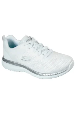 Sneakers bianche in mesh con Memory Foam Skechers Bountiful Quick Path