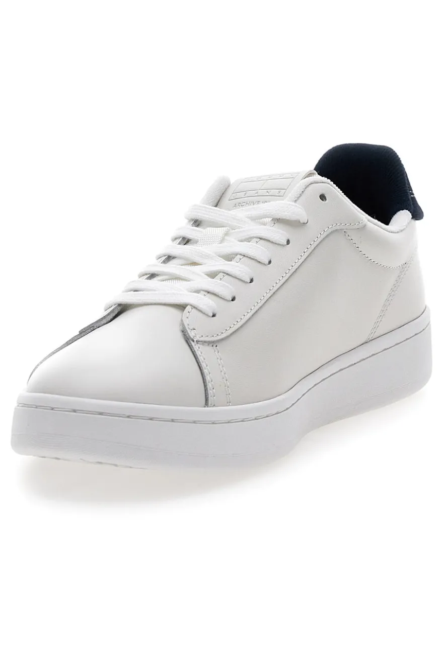 Sneakers bianche in pelle con soletta estraibile Tommy jeans Archive ’98