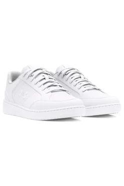 Sneakers bianche in pelle con suola comfort Under Armour W Official