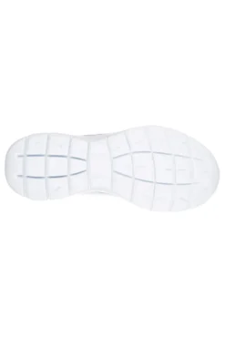 Sneakers bianche in pelle e mesh con Memory Foam Skechers Summits Suited