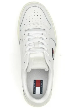 Sneakers bianche in pelle stile basket Tommy jeans TJw Basket