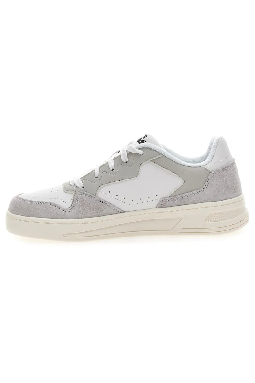 Sneakers bianche inserti a contrasto in pelle Diadora Ginger S