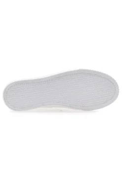 Sneakers Bianche in Tela con Lacci Colorati Me & Me 1878