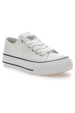 Sneakers Bianche In Tela da Donna Everlast 2137