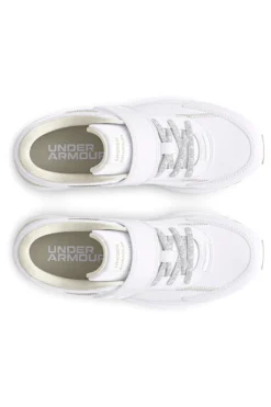Sneakers bianche leggere con suola in gomma Under Armour Essential Runner