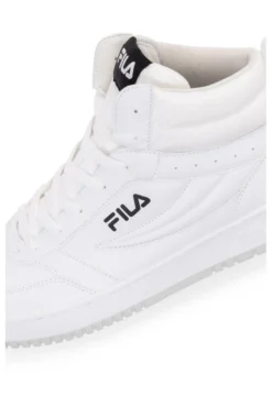 Sneakers Bianche Mid-Cut con Tomaia Traforata FILA REGA NF MID