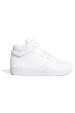 Sneakers bianche mid design pulito Adidas Hoops 4.0 Mid J