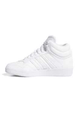 Sneakers bianche mid design pulito Adidas Hoops 4.0 Mid J