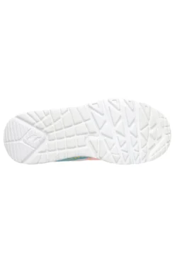 Sneakers bianche multicolor chiusura a strappo Skechers Uno Lite Vista Strike