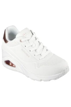 Sneakers Bianche Skechers Street Uno Wedge HI Steps
