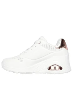 Sneakers Bianche Skechers Street Uno Wedge HI Steps