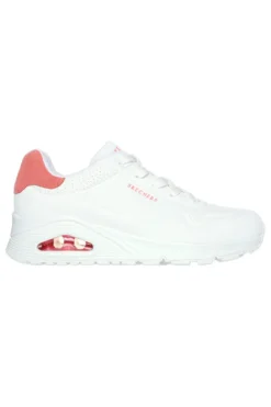 Sneakers Bianche Skechers Street Uno - Pop Back