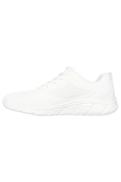 Sneakers bianche slip-on in mesh con Memory Foam Skechers BOBS Squad Chaos Daily Inspiration
