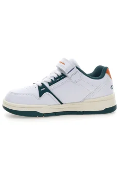 Sneakers bianco dettagli verdi e arancioni Champion Rd18 Heritage Evolve B Ps