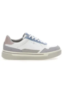 Sneakers Bianco e Azzurro platform in pelle Pittarello capsule Casey