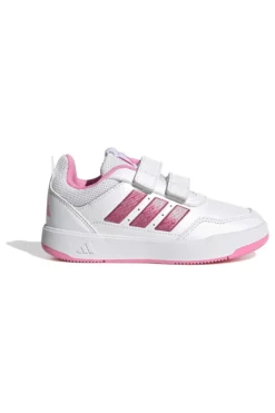 Sneakers Bianco e rosa con strappi Adidas Tensaur Sport 3.0 CF K