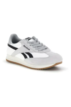 Sneakers bianco in tessuto con inserti grigio chiaro Reebok World 70