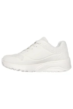 Sneakers bianco naturale con cuori metallici Skechers Uno Lite Metallic Love