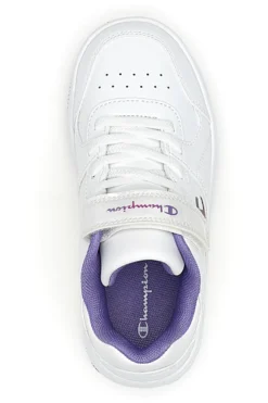 Sneakers bianco tomaia in materiale sintetico Champion Rd18 Low G Ps