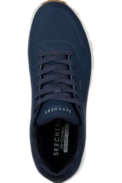 Sneakers blu ammortizzate con air cushion Skechers Uno Stand On Air