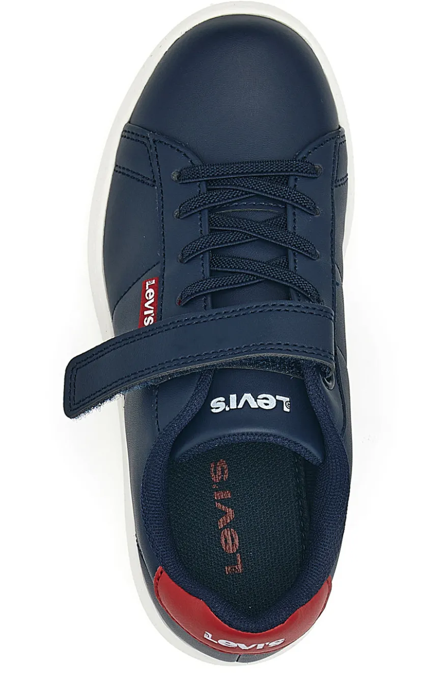 Sneakers blu con dettagli rossi Levi's Bell Jr
