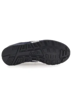 Sneakers blu con inserti grigi in tessuto tecnico Diadora N.92