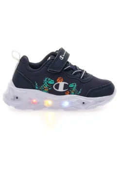 Sneakers blu con luci chiusura a strappo Champion Funfair Print U TD Low Cut