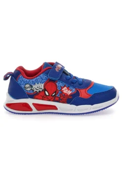 Sneakers blu con luci chiusura a strappo Spiderman R1310633T10