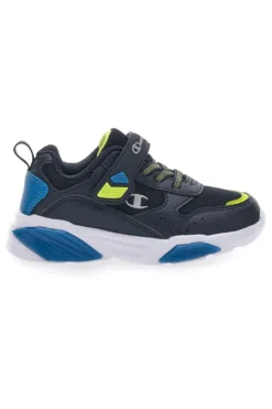 Sneakers Blu con Luci e Chiusura con Stappo CHAMPION WAVE B TD
