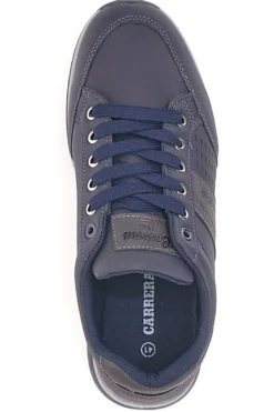 Sneakers blu con tomaia liscia CARRERA 45901