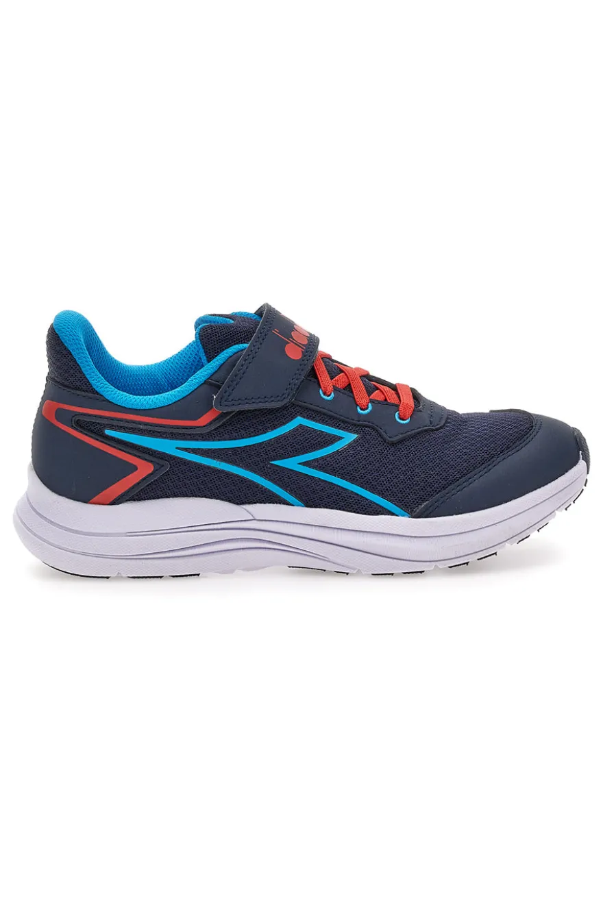 Sneakers blu con velcro Diadora Snipe 3 JR