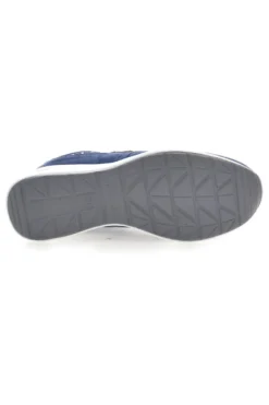 Sneakers blu con zip e dettagli metallizzati Inblu 488IN