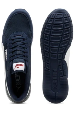 Sneakers blu e bianche in mesh Puma ST Runner v4 Mesh