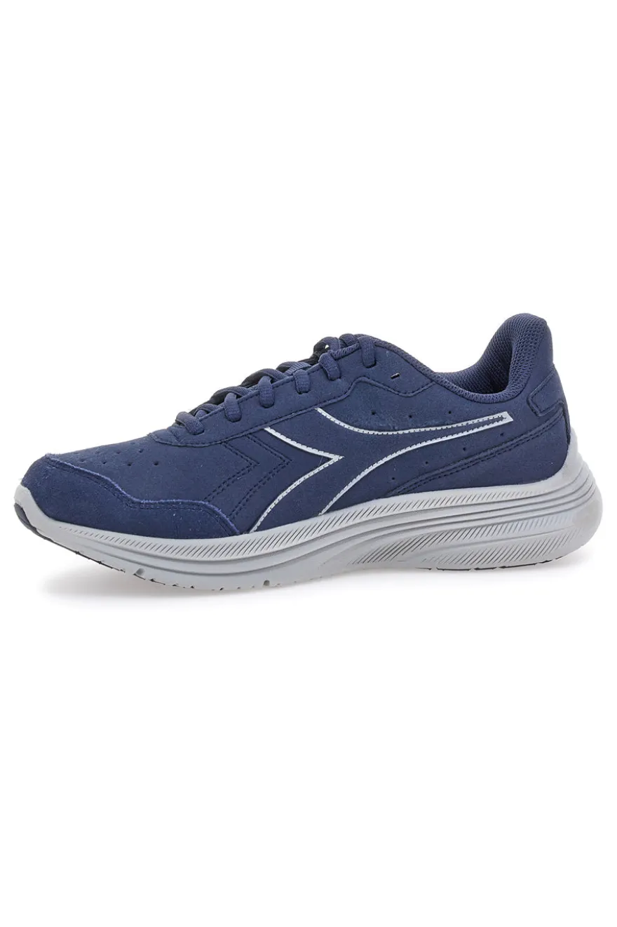Sneakers blu in tessuto traspirante Diadora Eagle 8 S