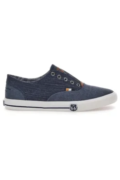 Sneakers Blu Jeans Slip-On Senza Lacci Route 66 01819